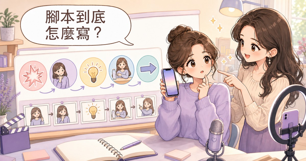短影音腳本怎麼寫？5 個步驟讓新手一次學會（附範例）