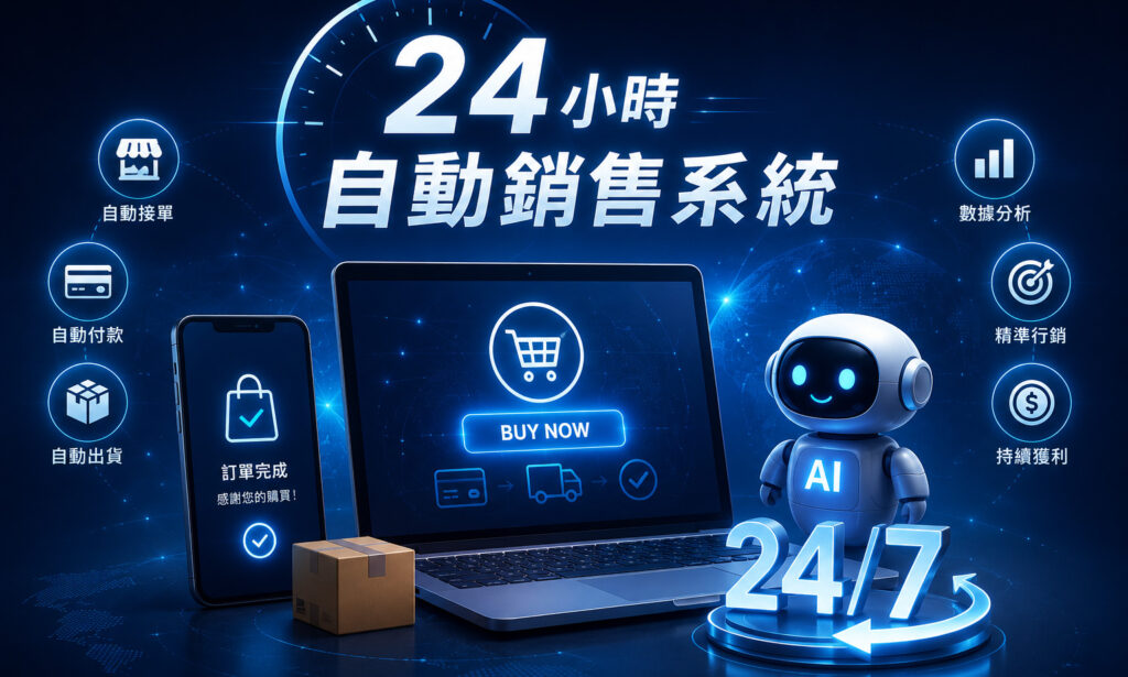 24小時自動銷售系統