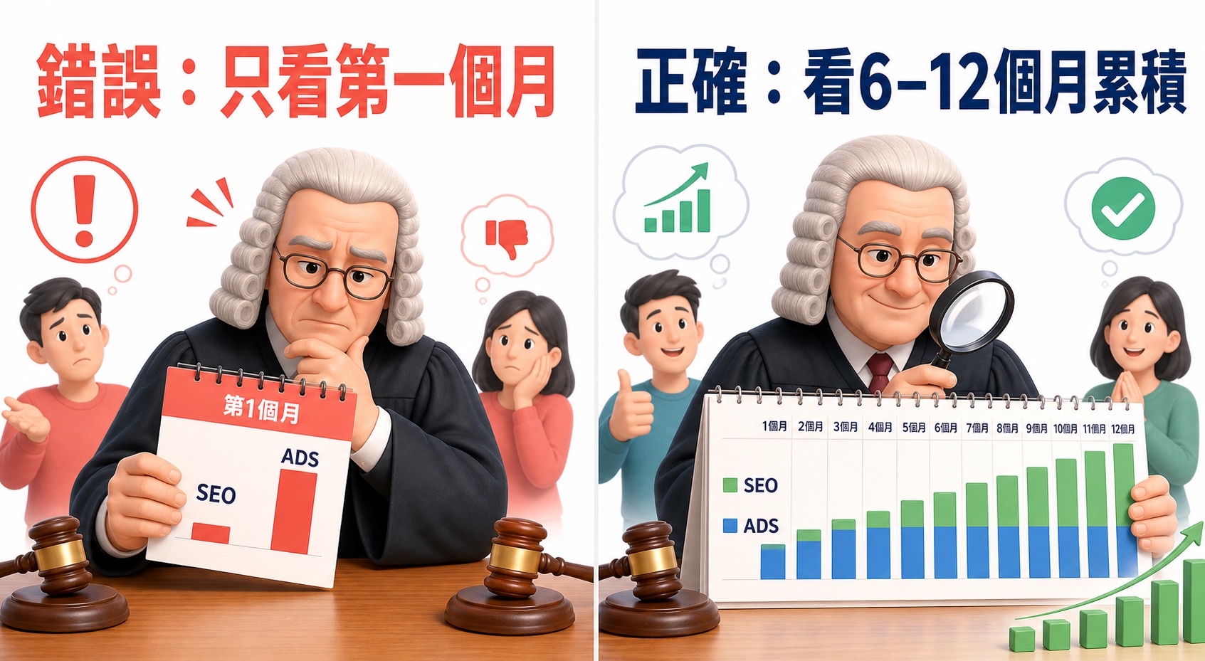 第一個月比較為什麼會失真