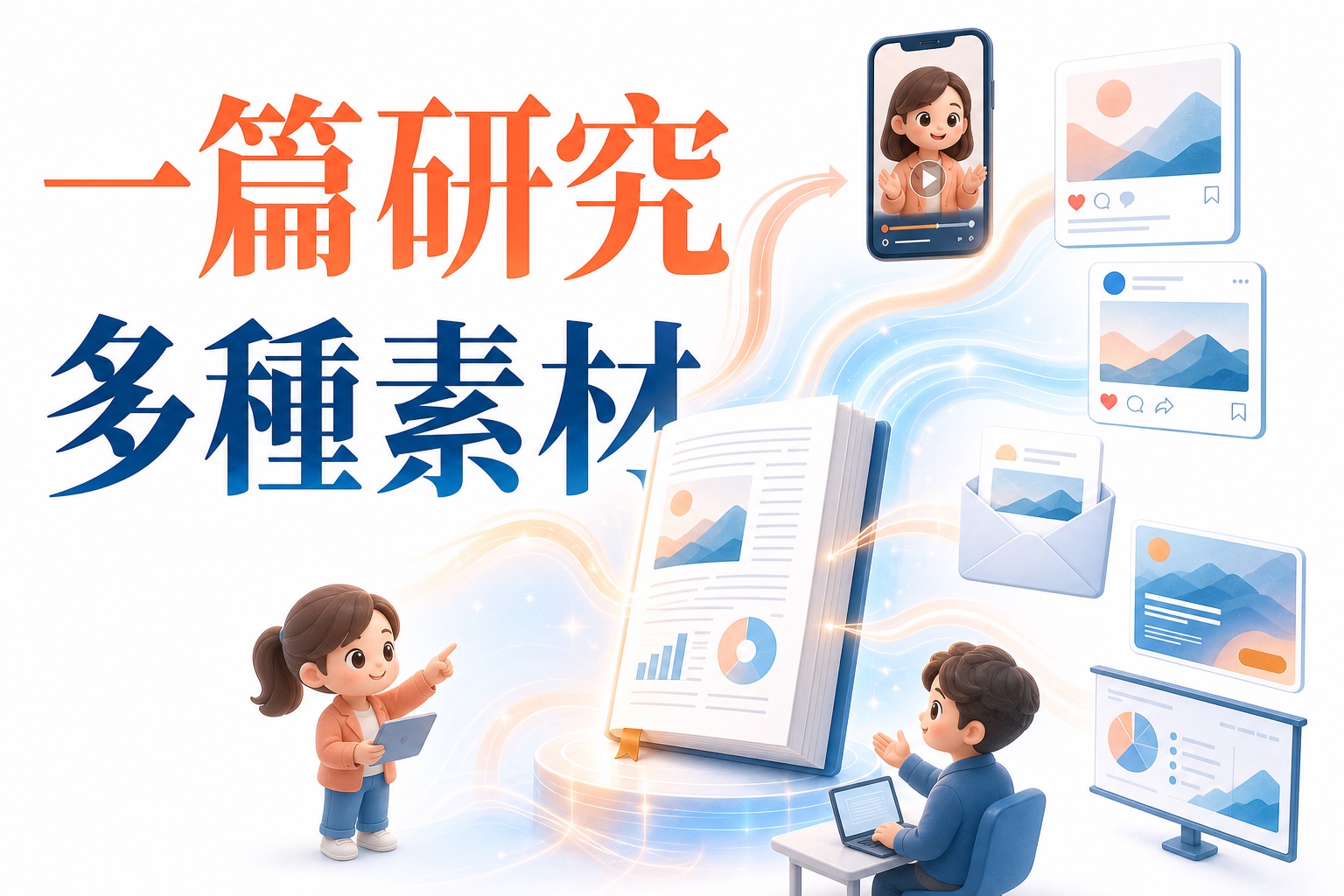 一篇文章變成多種行銷素材