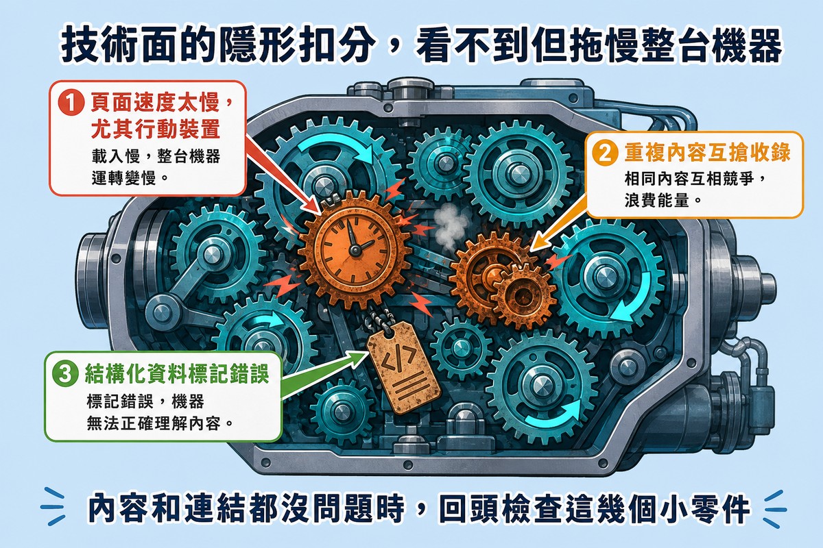 內容和連結都沒問題時，回頭檢查這幾個容易被忽略的技術細節